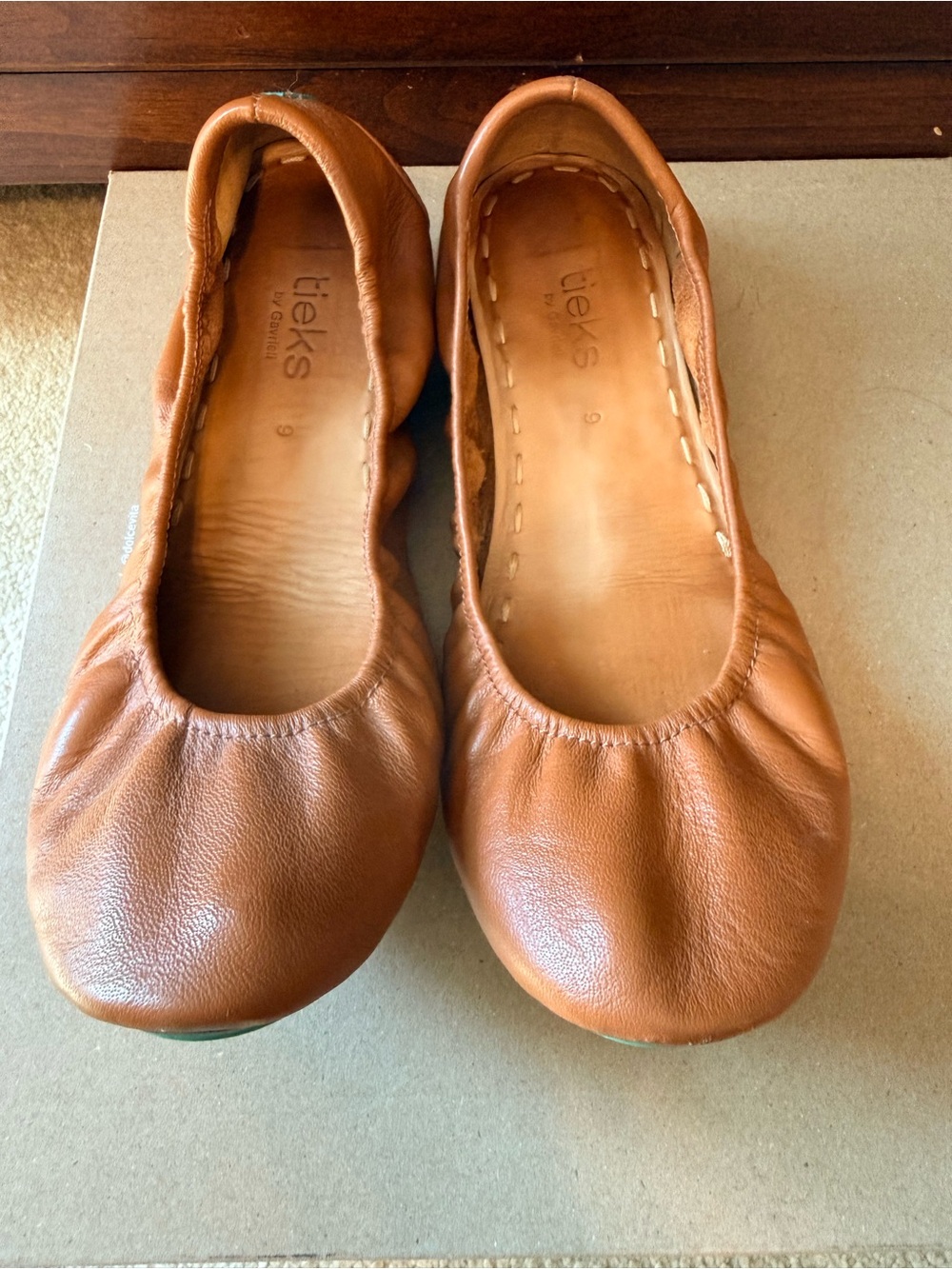 Tieks Women's Ballet Flat in Chestnut